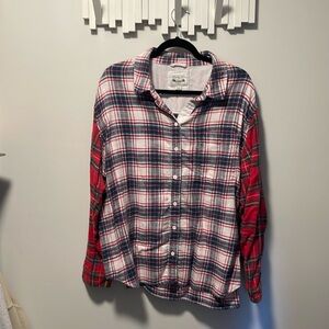 American Eagle mixed flannel shirt size XL.